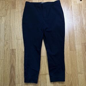 Everlane Fixed Waist Work Pants Black 12 EUC Minimalist Clean Career Office Chic